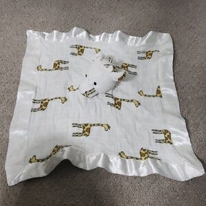 Aden + Anais Giraffe Lovey Security Blanket Musy Mate White Yellow Jungle Jam